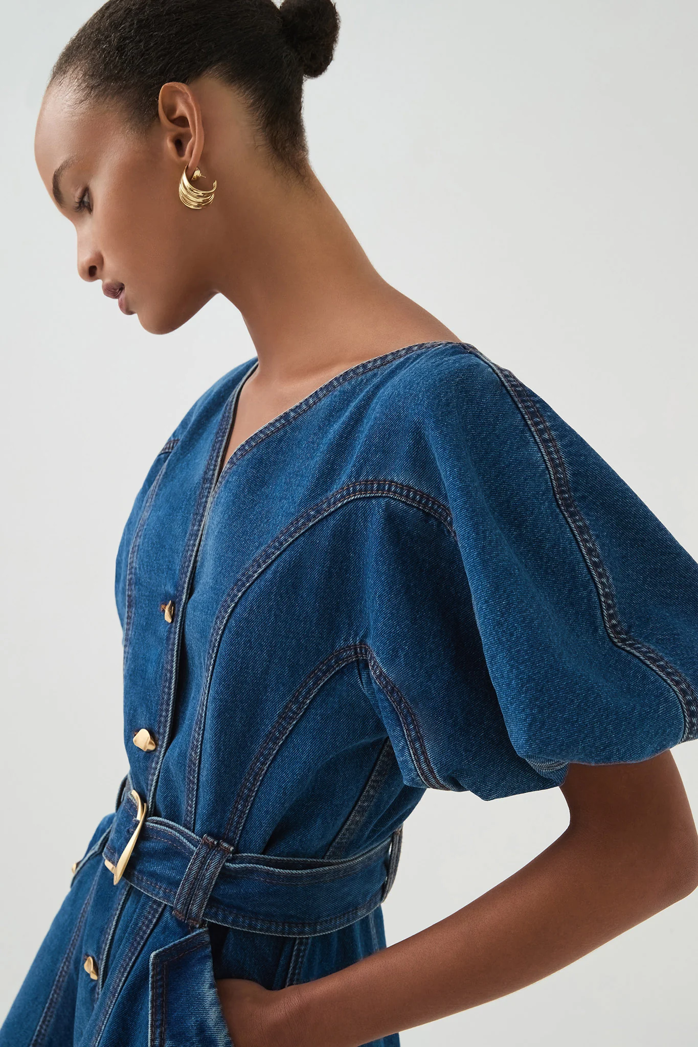 Harper Denim Mini Dress