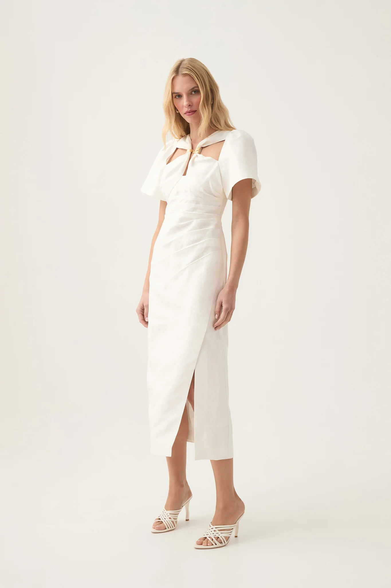 Presence Twisted Midi Dress