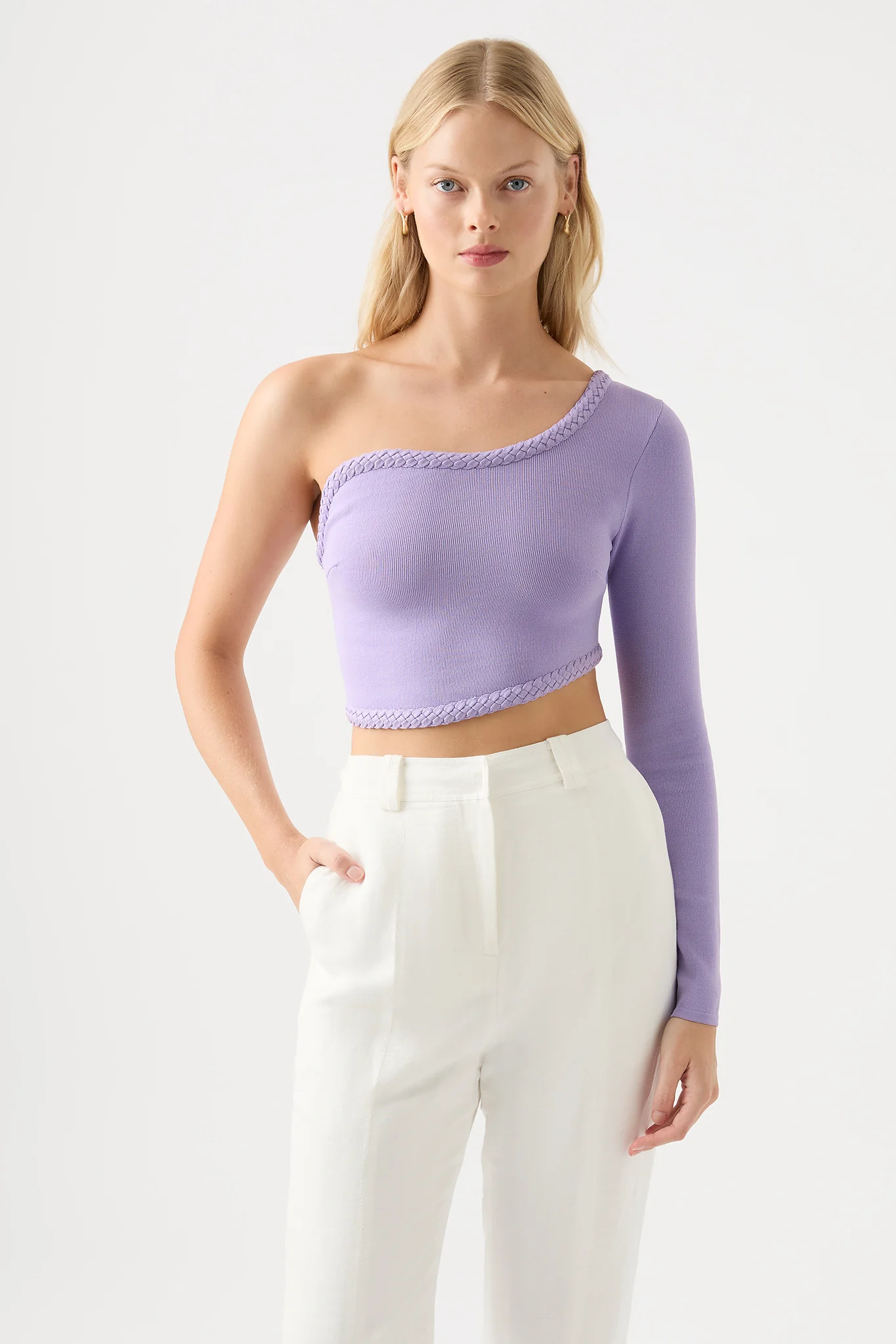 Hyades Braided Long Sleeve Top