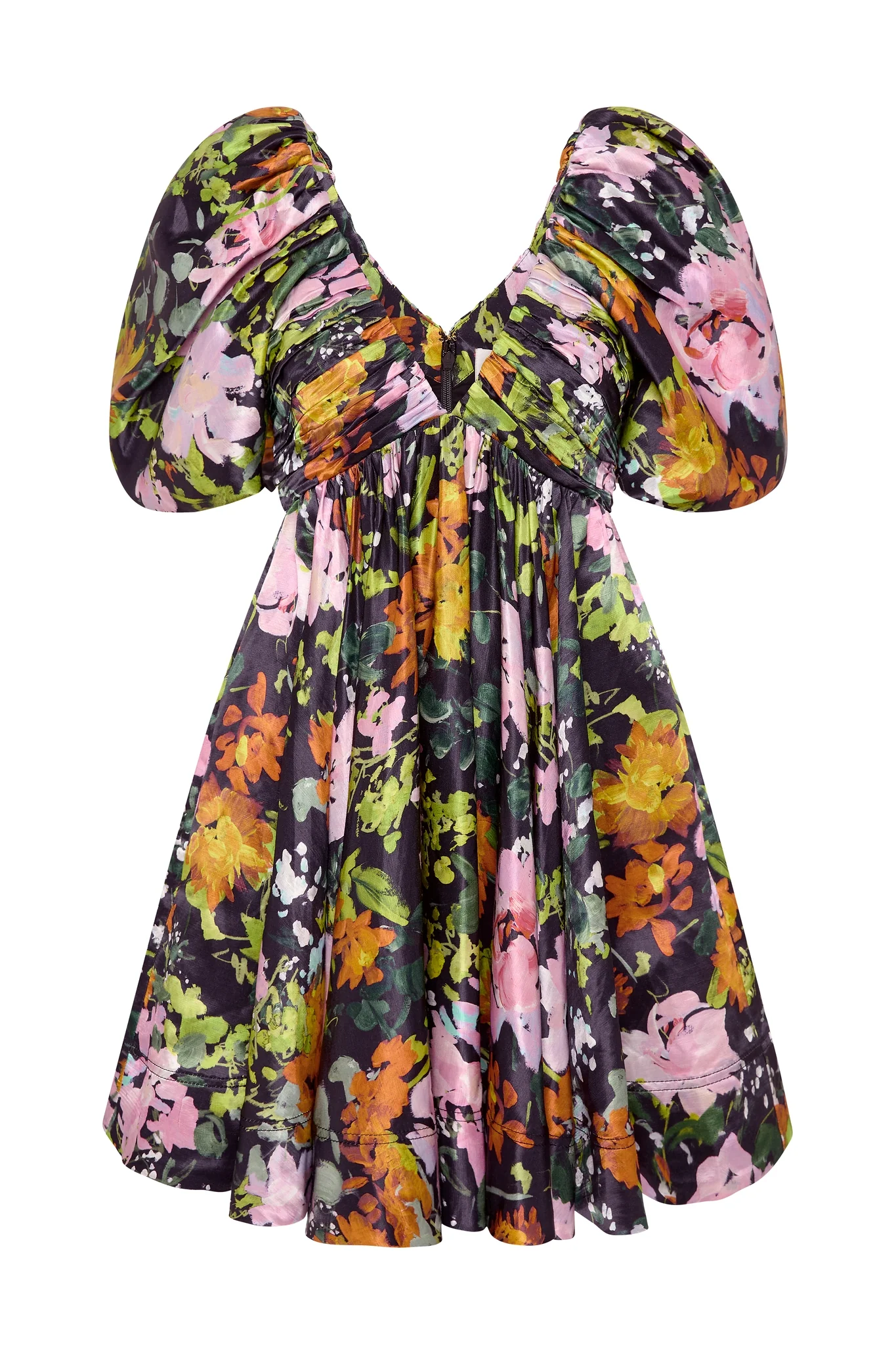 8246-gabrielle-plunge-mini-dress-2.webp Gabrielle Plunge Mini Dress