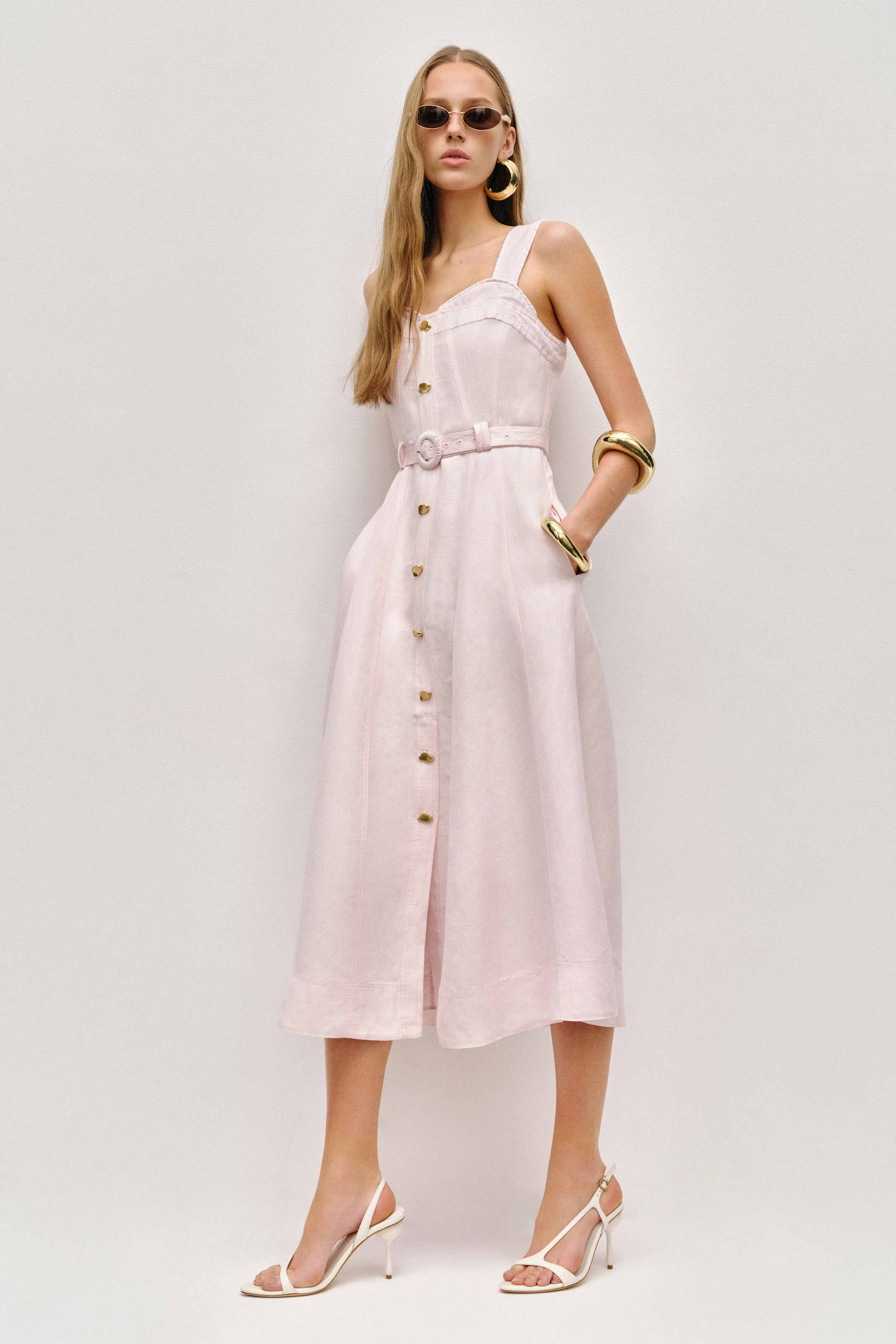Celeste Utility Midi Dress
