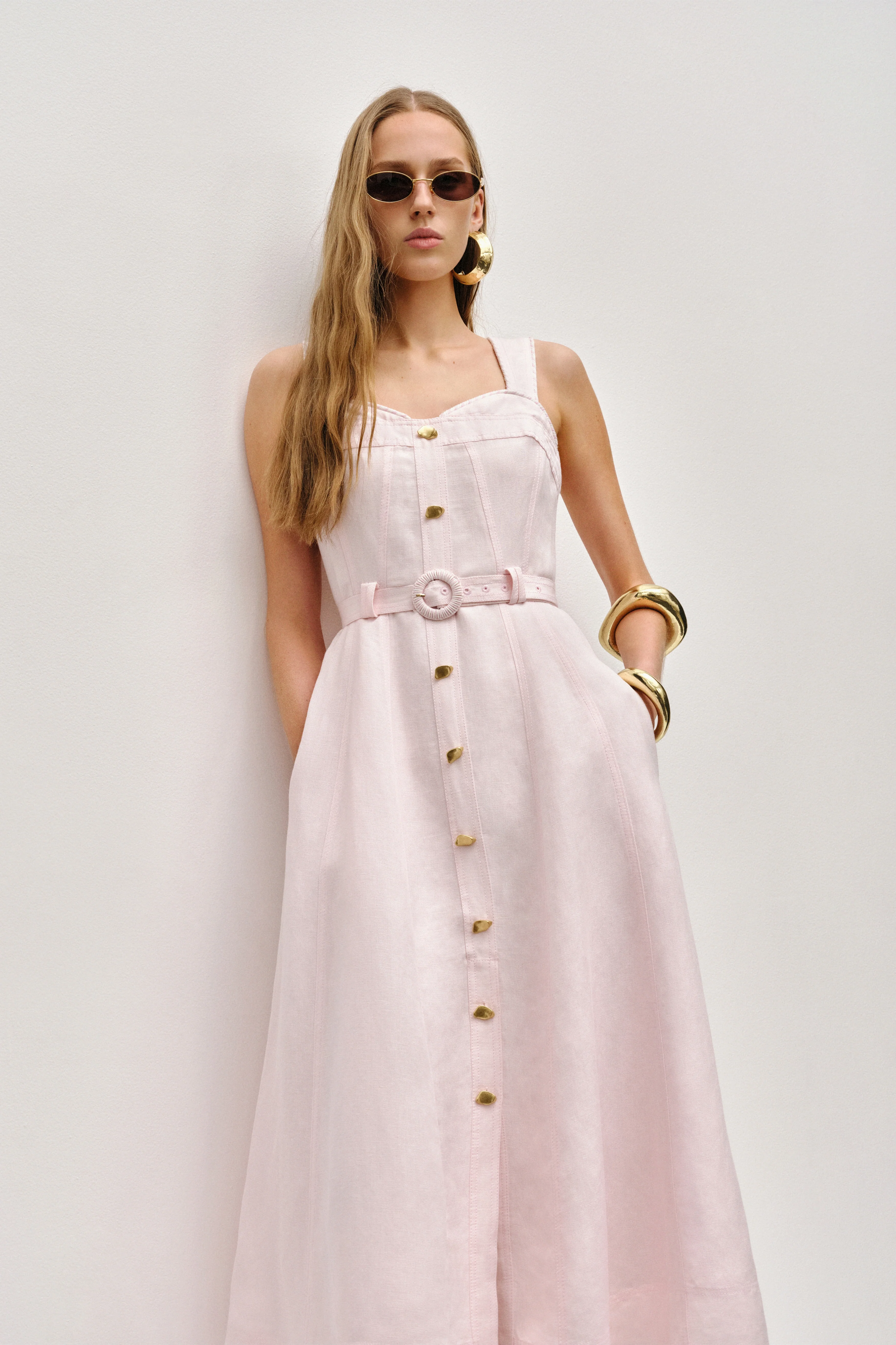 Celeste Utility Midi Dress