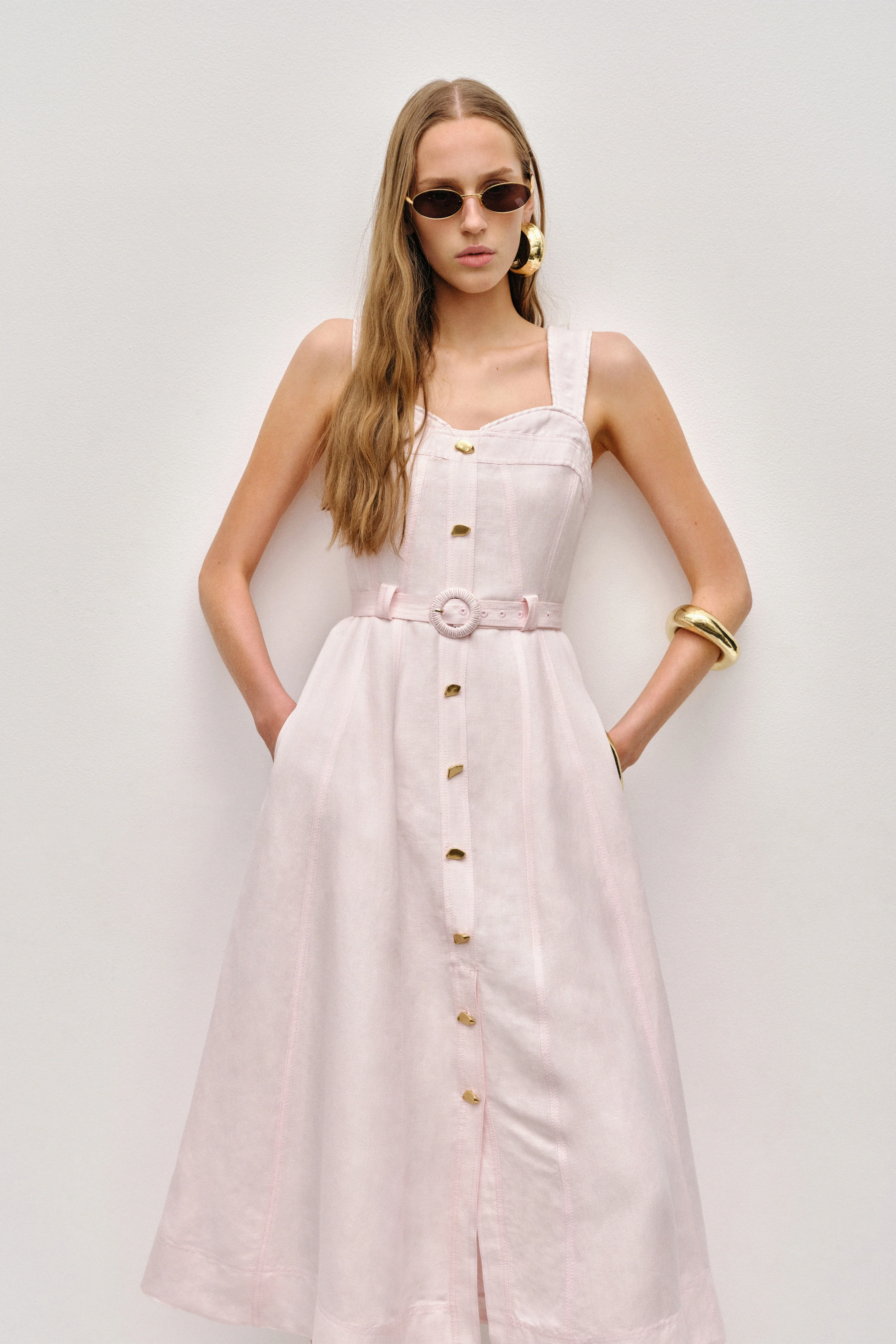 Celeste Utility Midi Dress