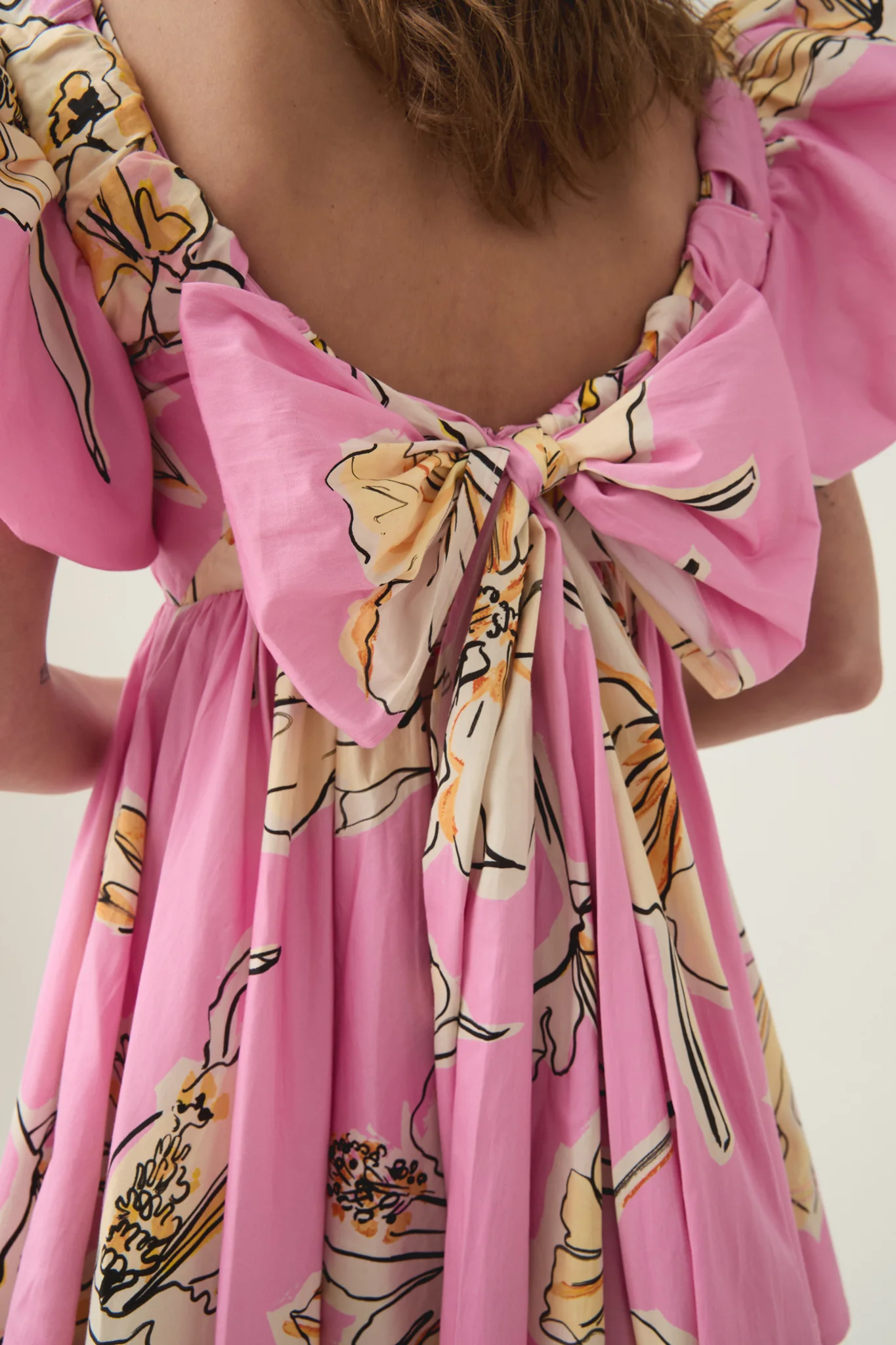 Gretta Bow Back Mini Dress