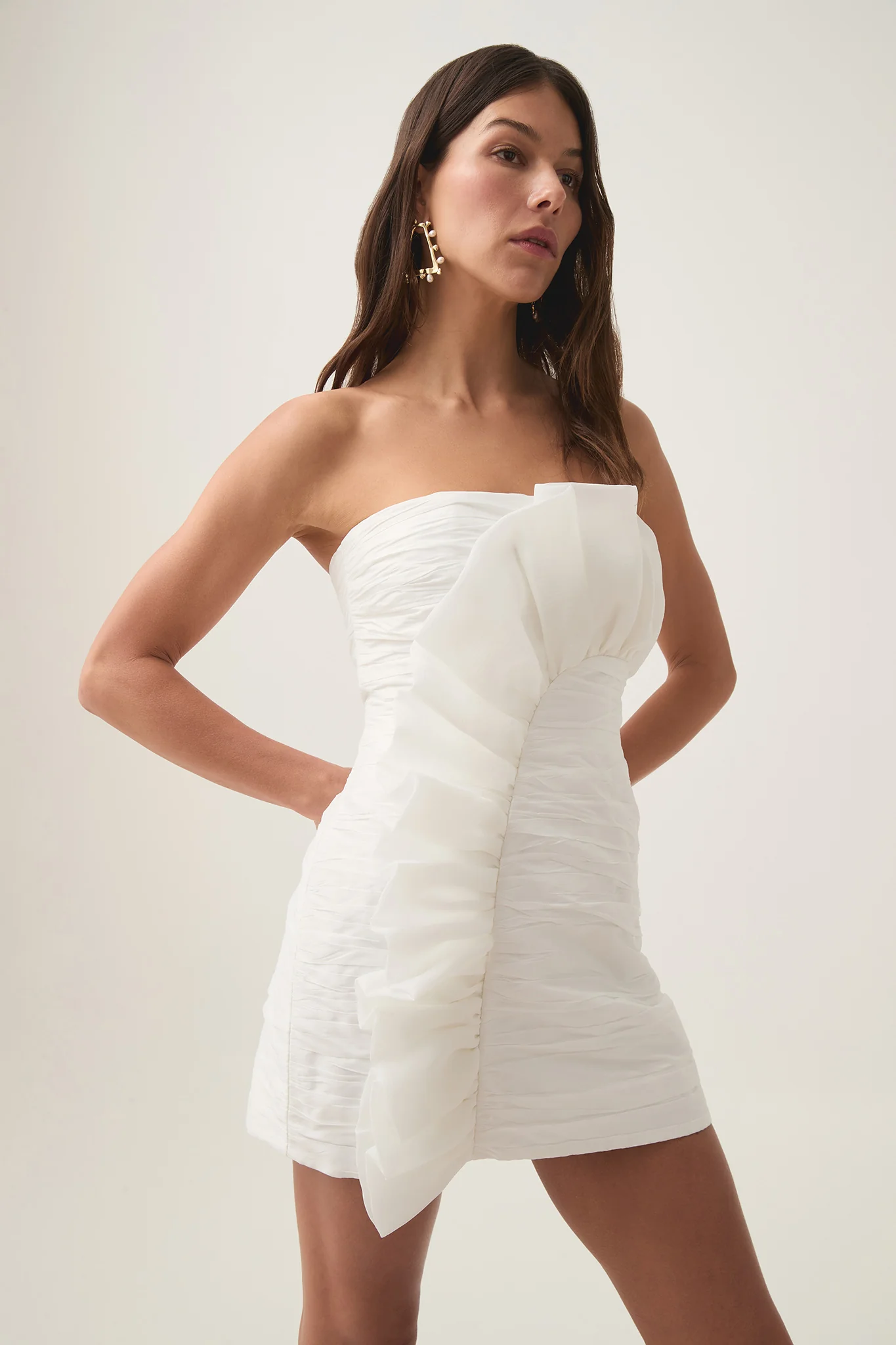 Telma Ruffle Mini Dress