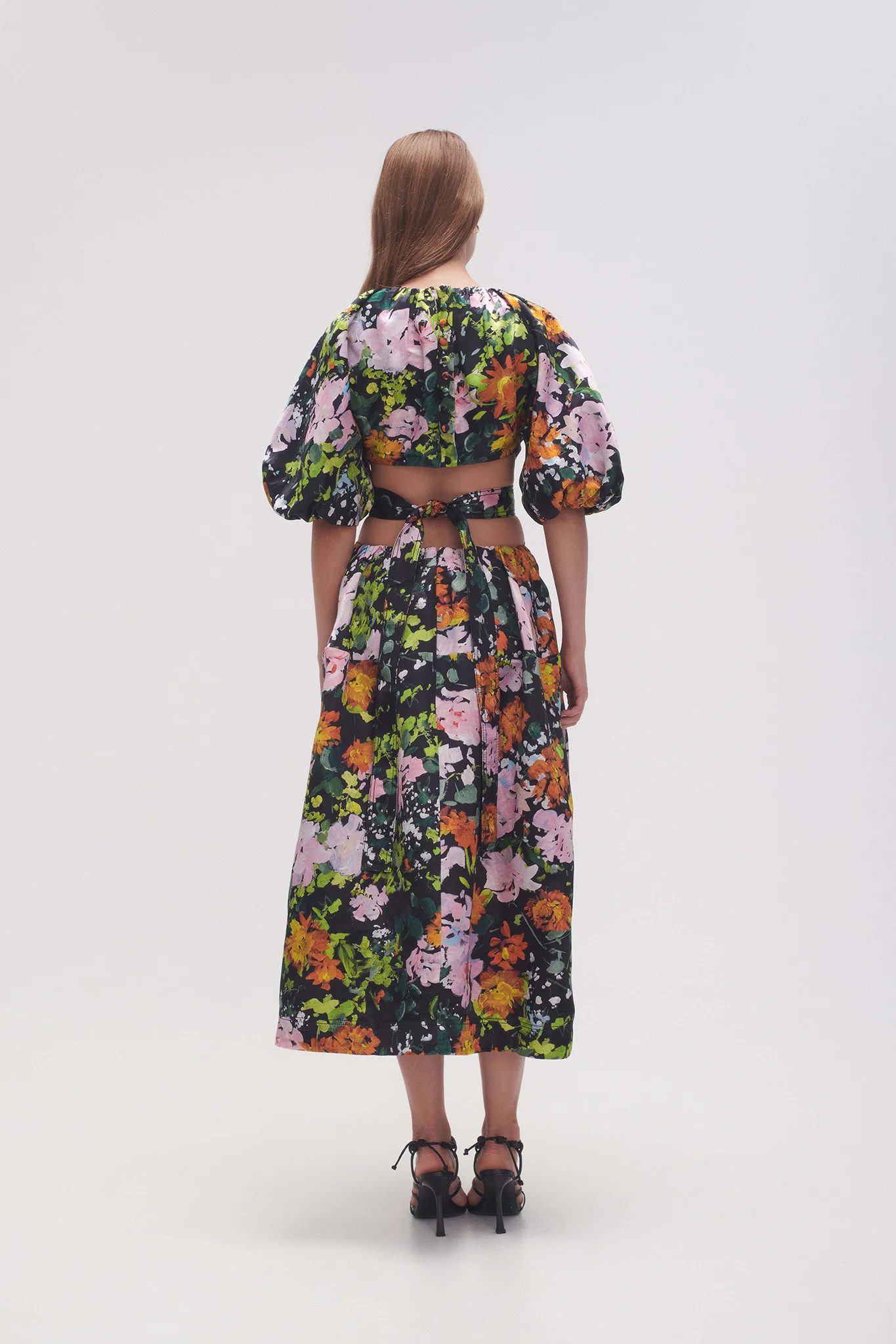 Mimosa Cutout Midi Dress
