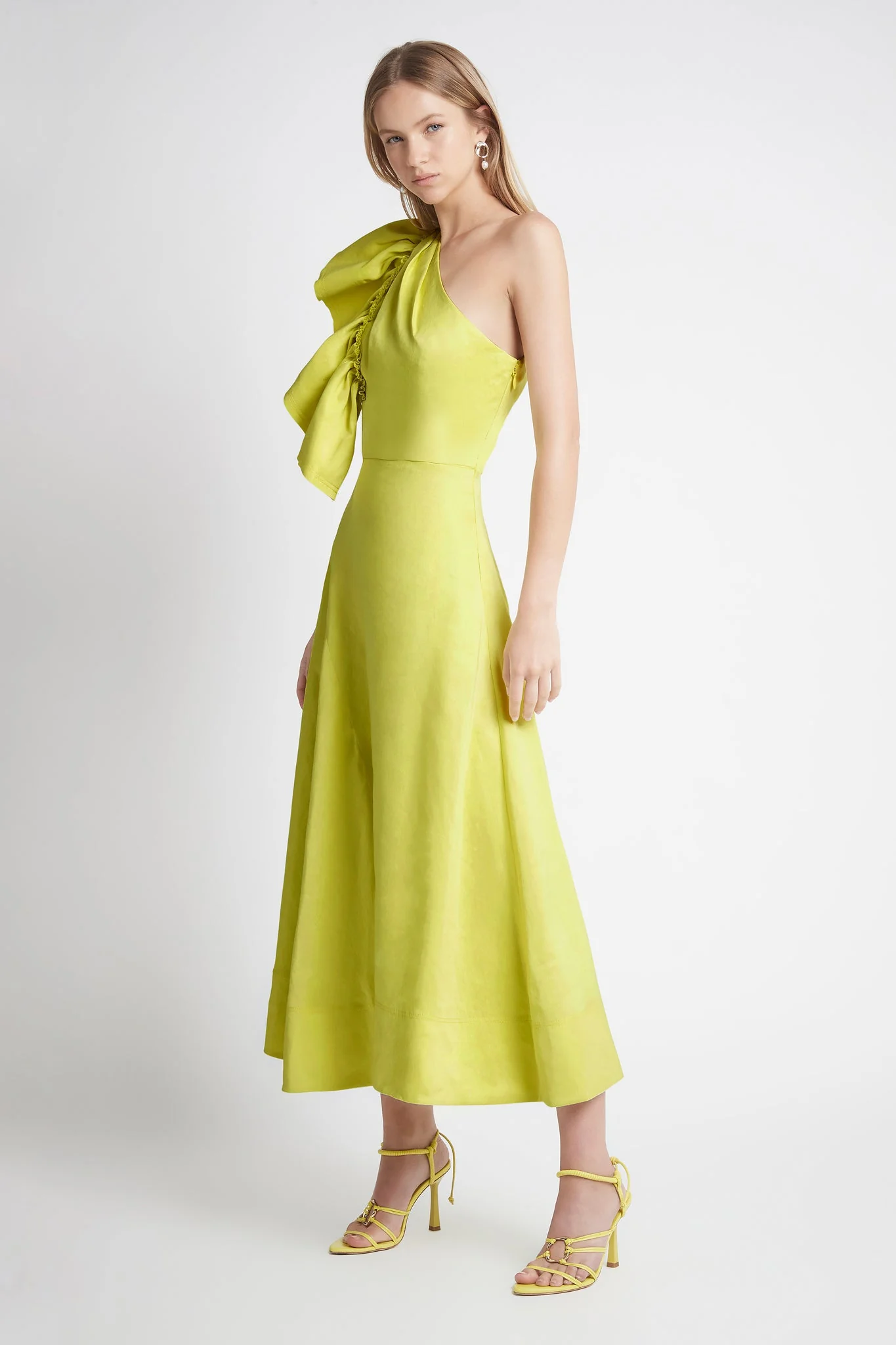 Bonjour Asymmetric Midi Dress