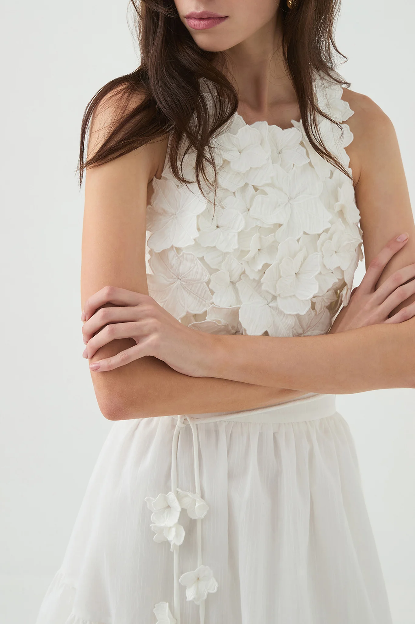 Splendour Flower Shell Top