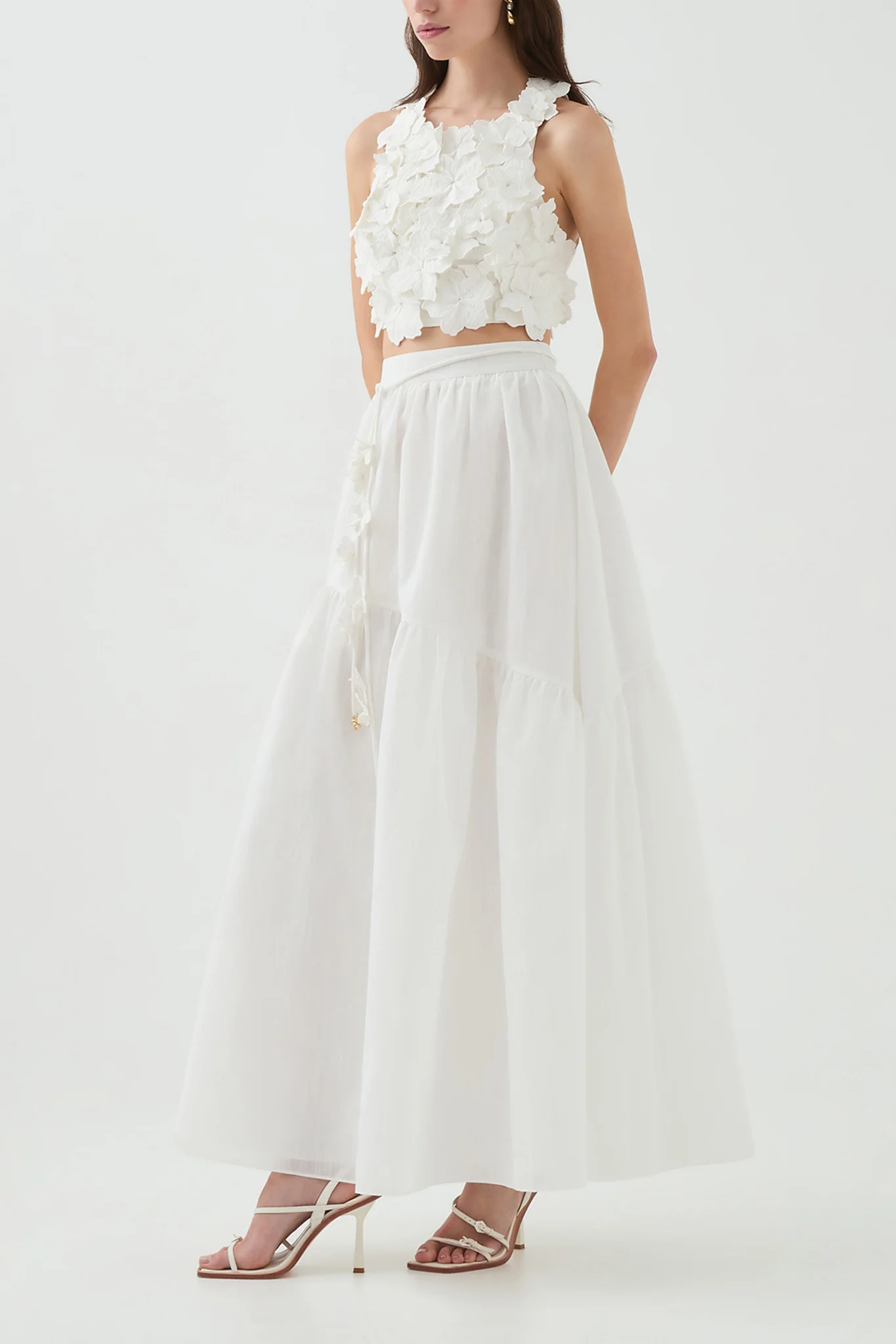 Splendour Flower Shell Top