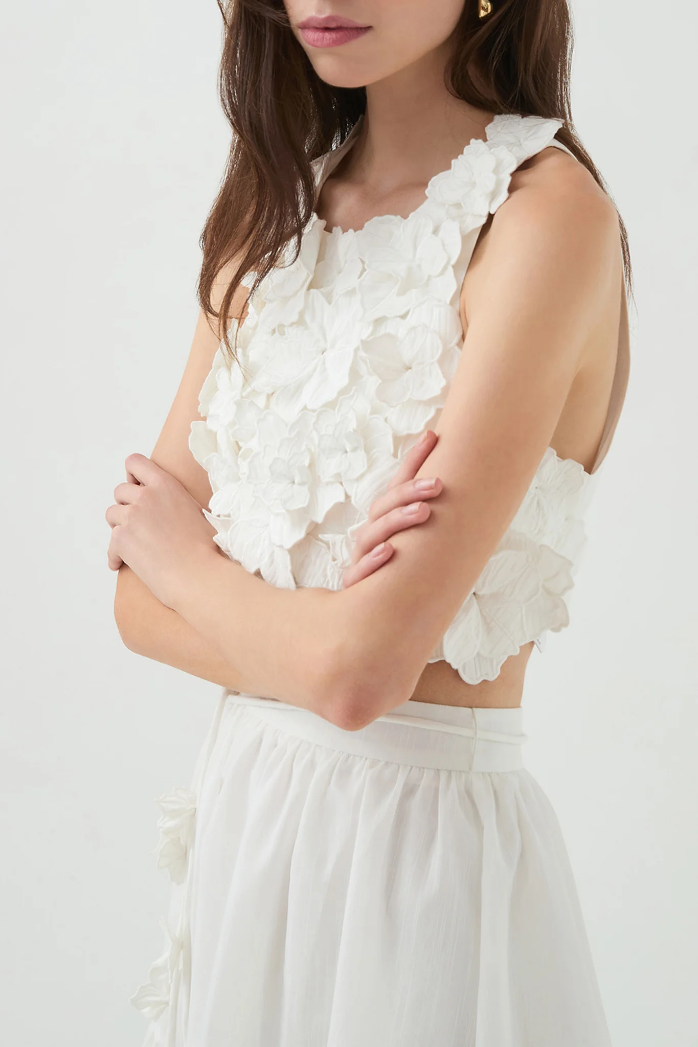 Splendour Flower Shell Top