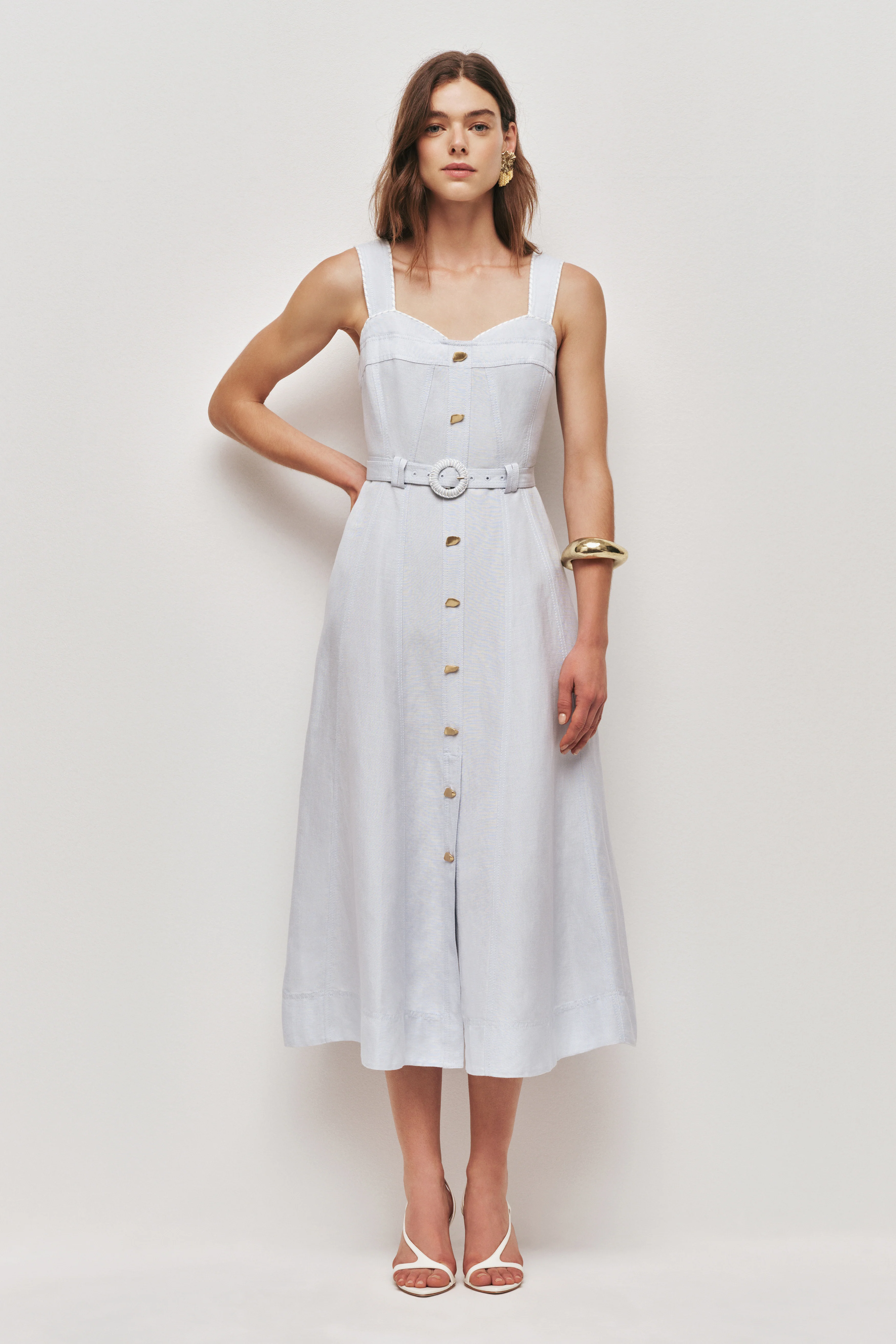 Celeste Utility Midi Dress