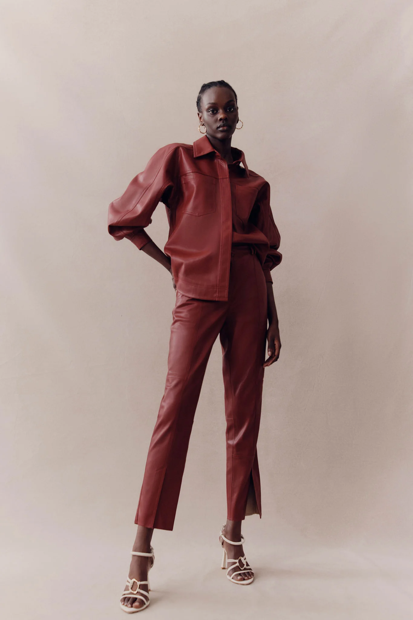 River Vegan Leather Pant