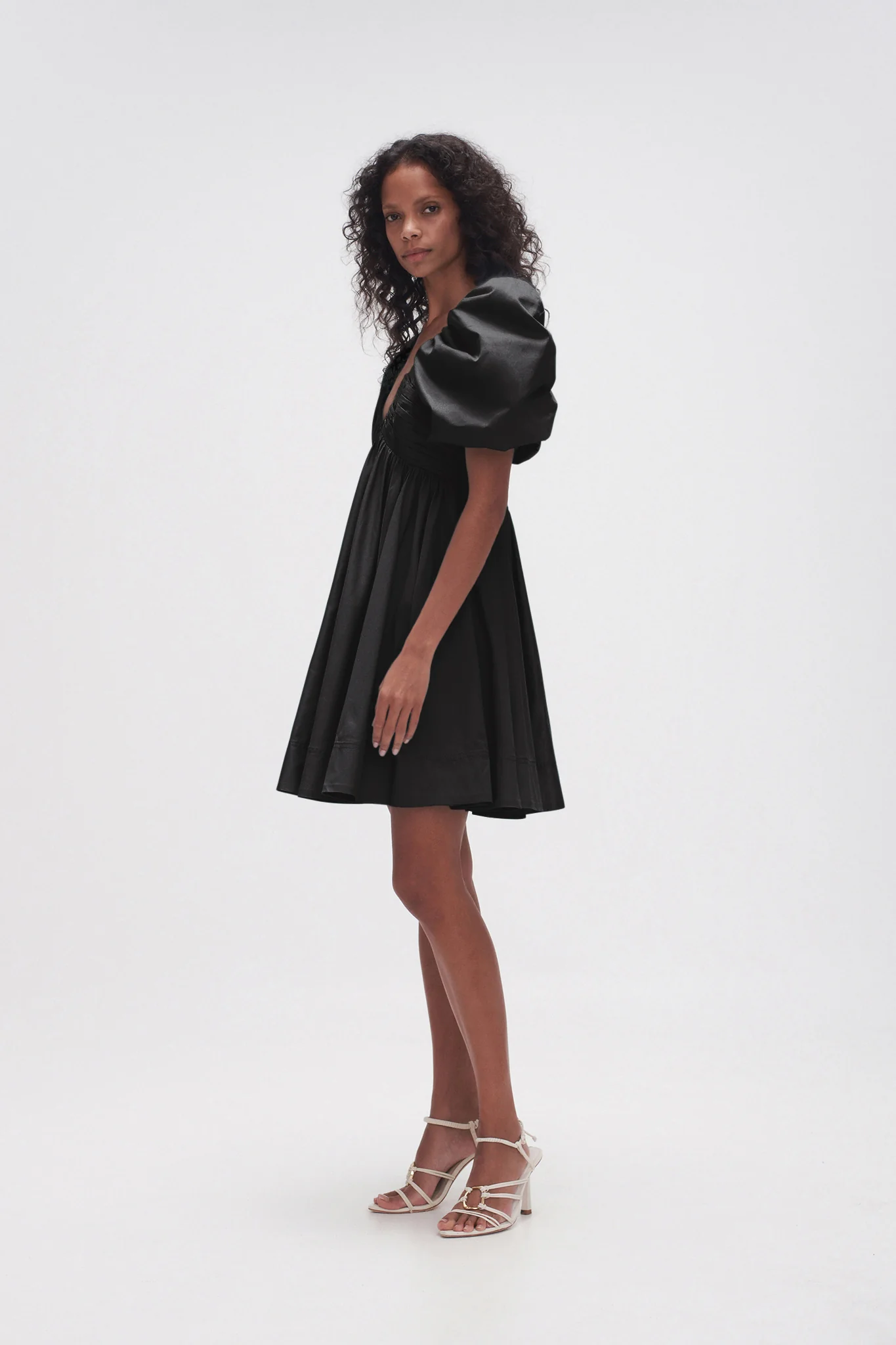 Gabrielle Plunge Mini Dress