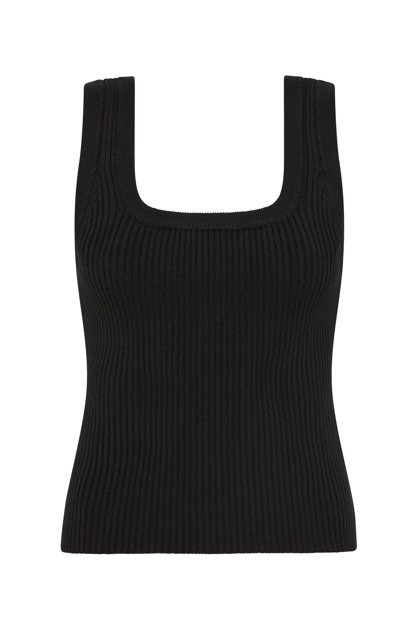 Bronte Scoop Neck Rib Tank