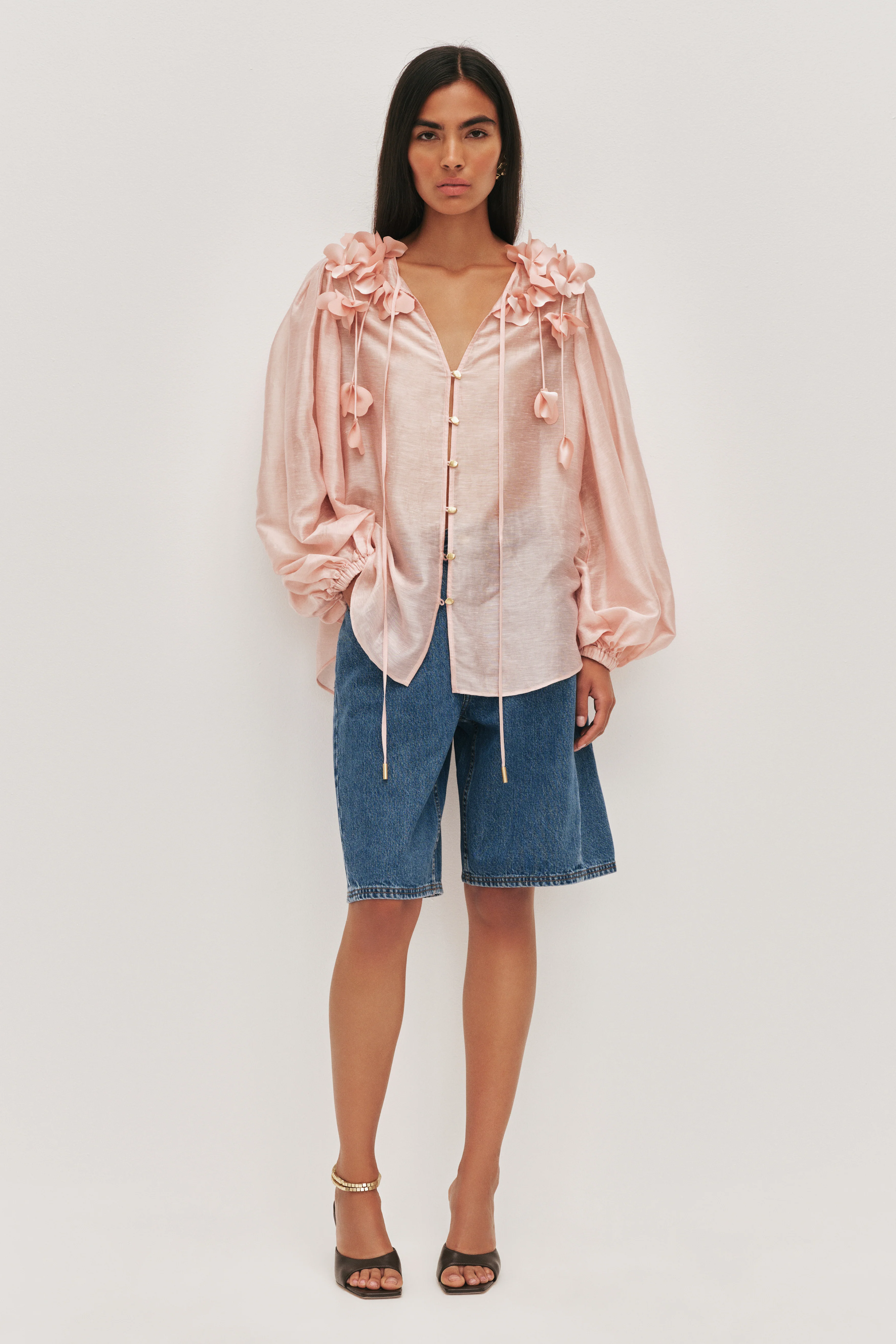 Camille Flower Blouse