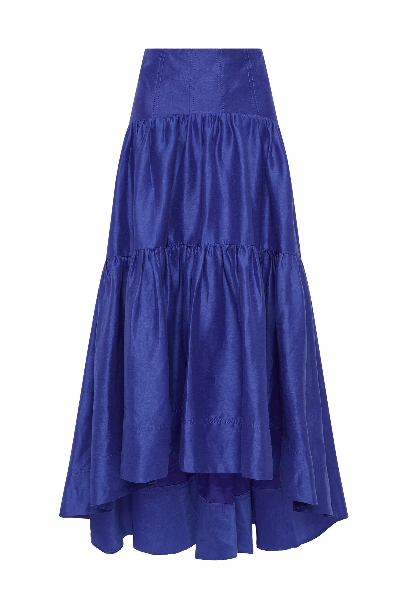Reverb Gathered Midi Skirt