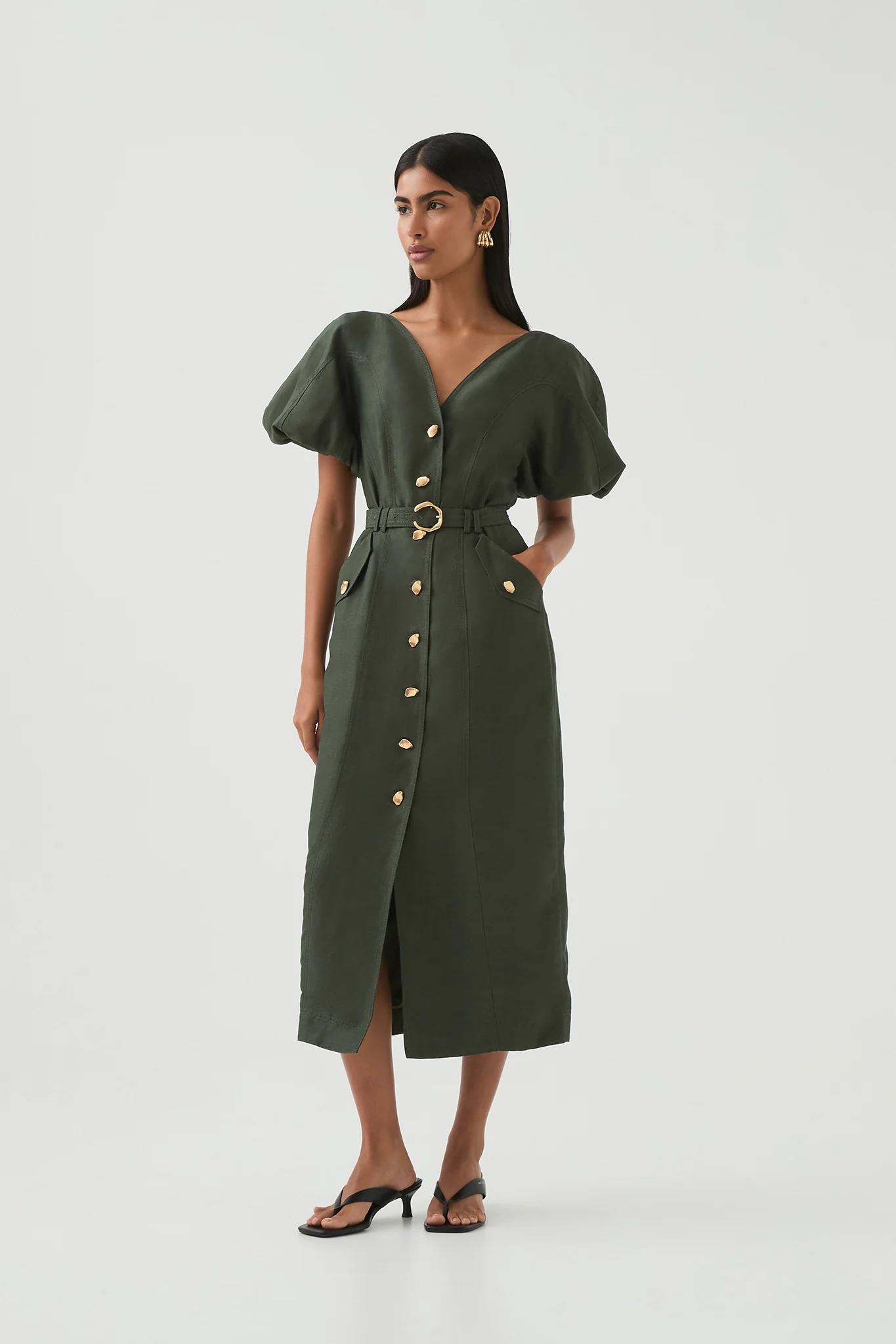 Paloma Utility Midi Dress