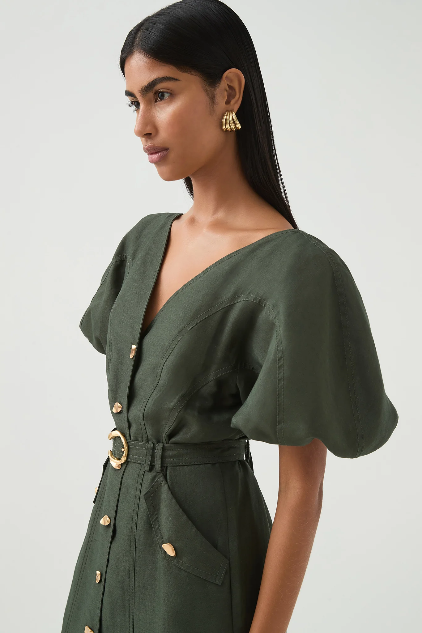 Paloma Utility Midi Dress
