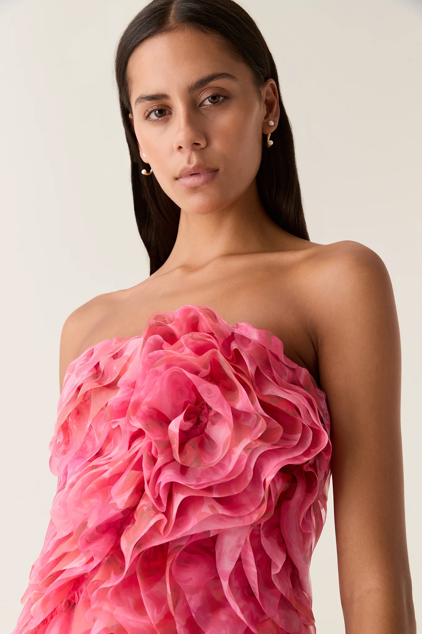 9230-charmed-rosette-ruffle-bustier-4.webp Charmed Rosette Ruffle Bustier
