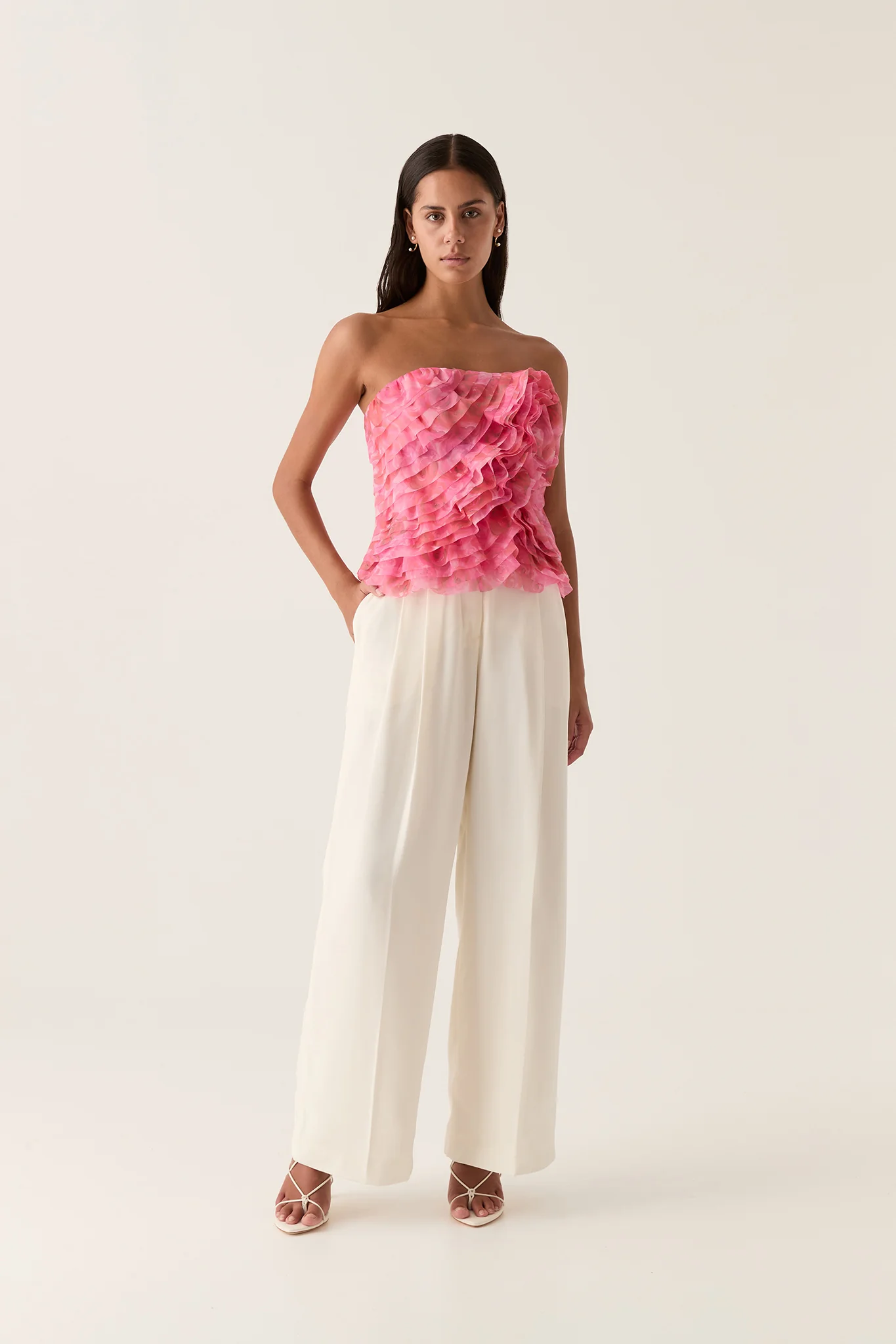 9230-charmed-rosette-ruffle-bustier-5.webp Charmed Rosette Ruffle Bustier