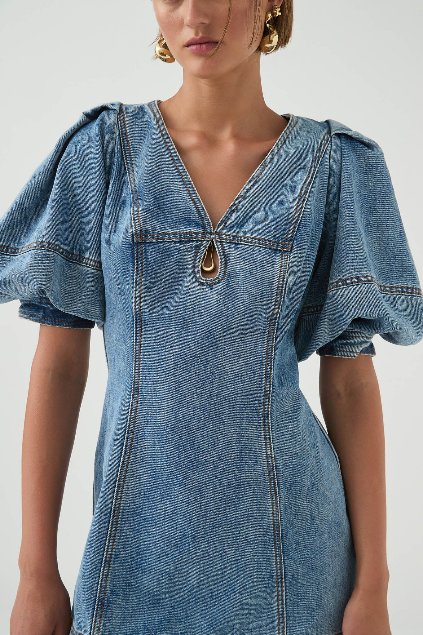 Juno Denim Mini Dress
