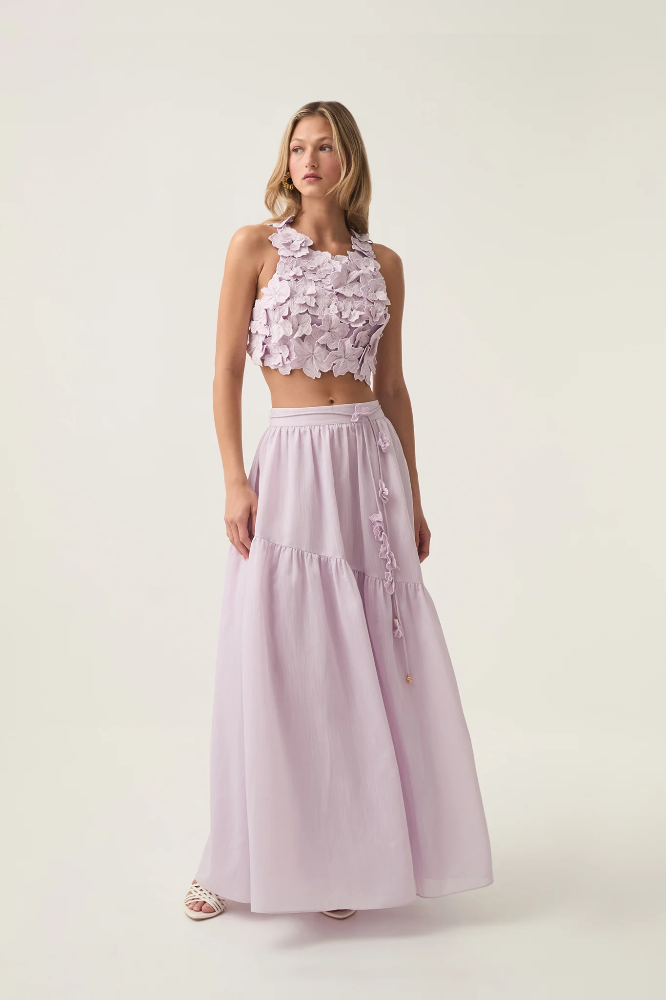 Splendour Flower Shell Top