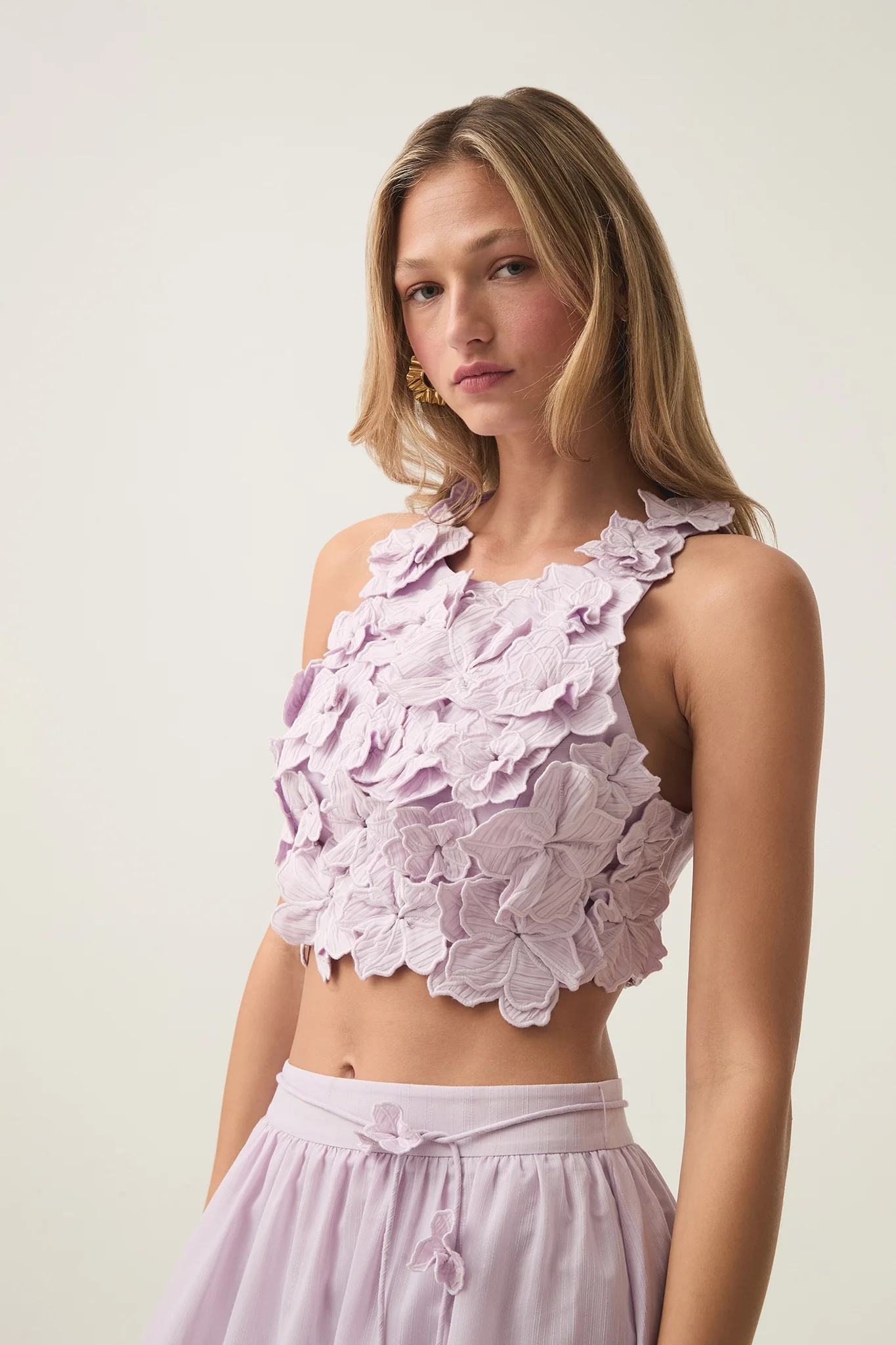 Splendour Flower Shell Top
