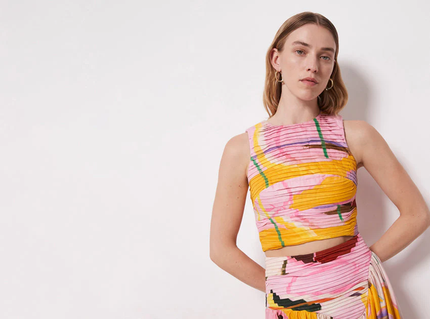 Palette Ruched Top