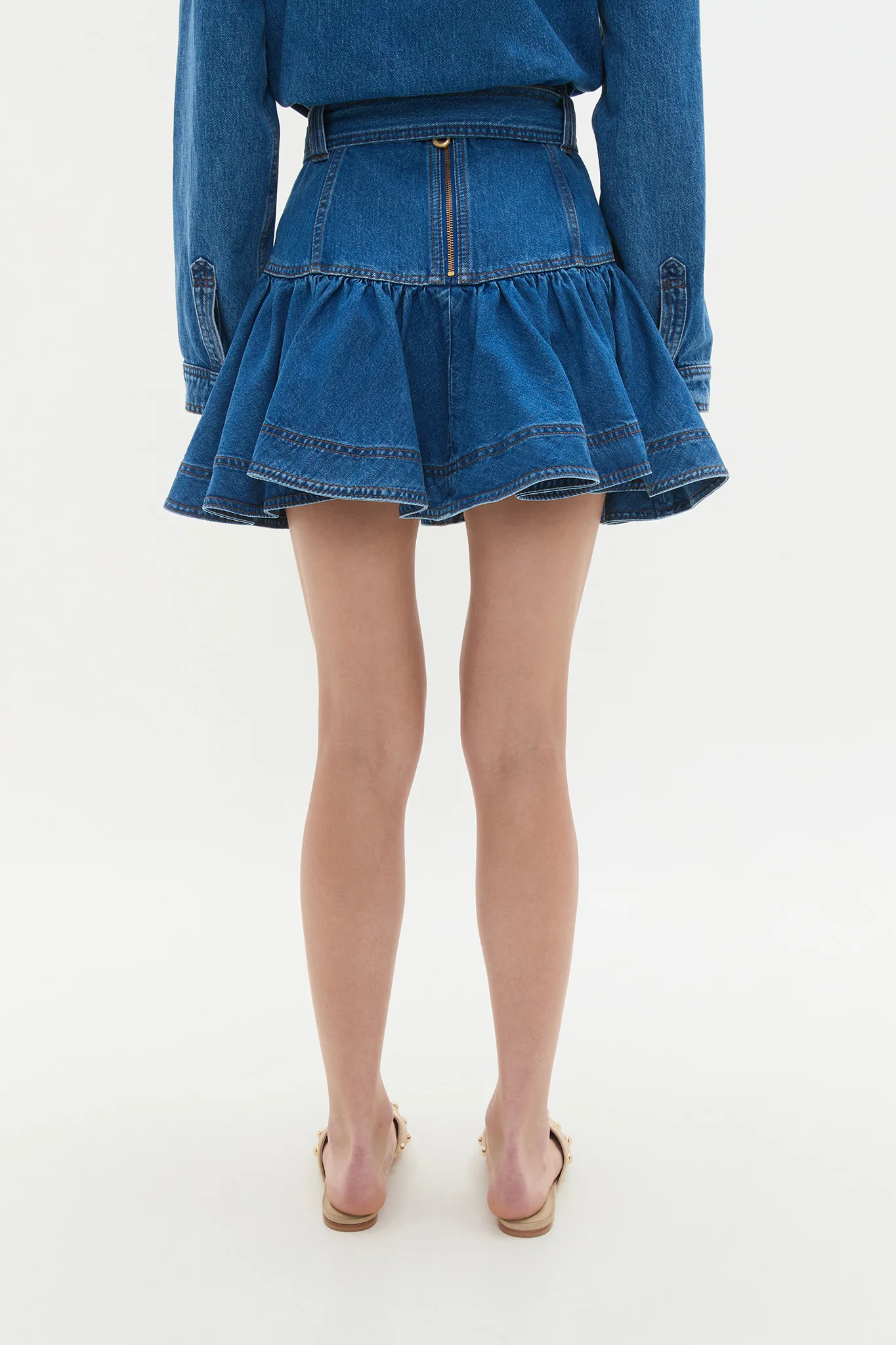 Elena Denim Mini Skirt