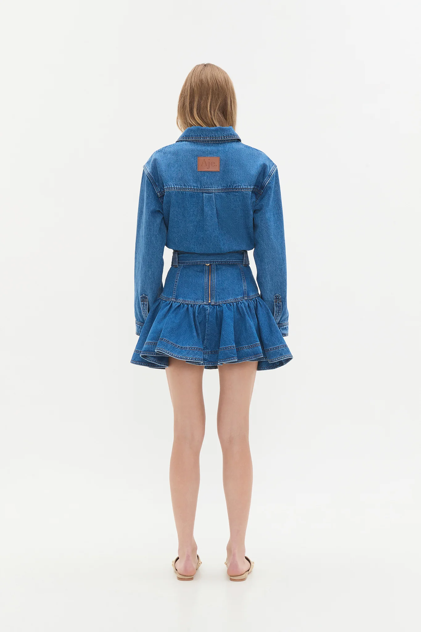 Elena Denim Mini Skirt