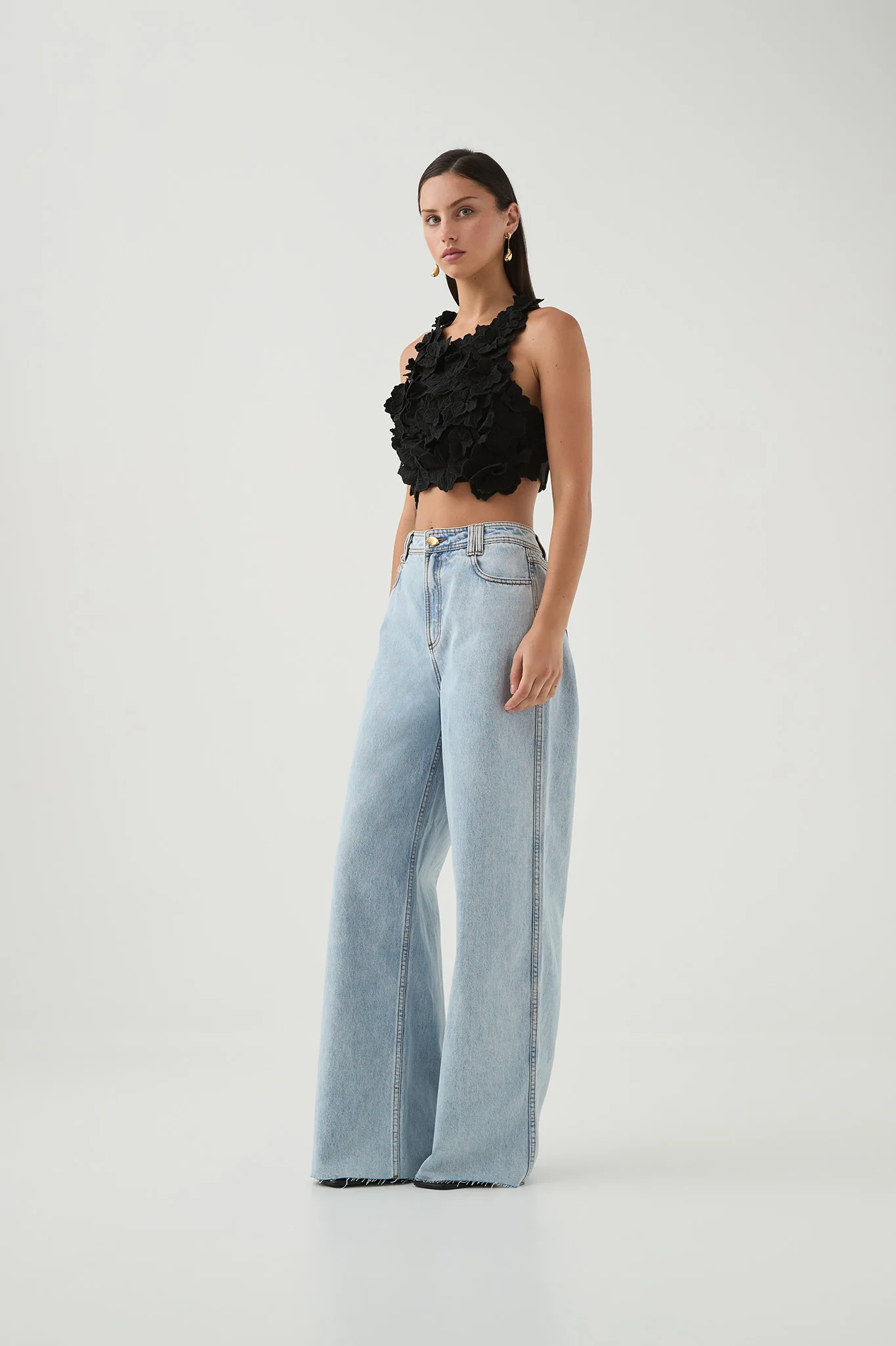 Splendour Flower Shell Top