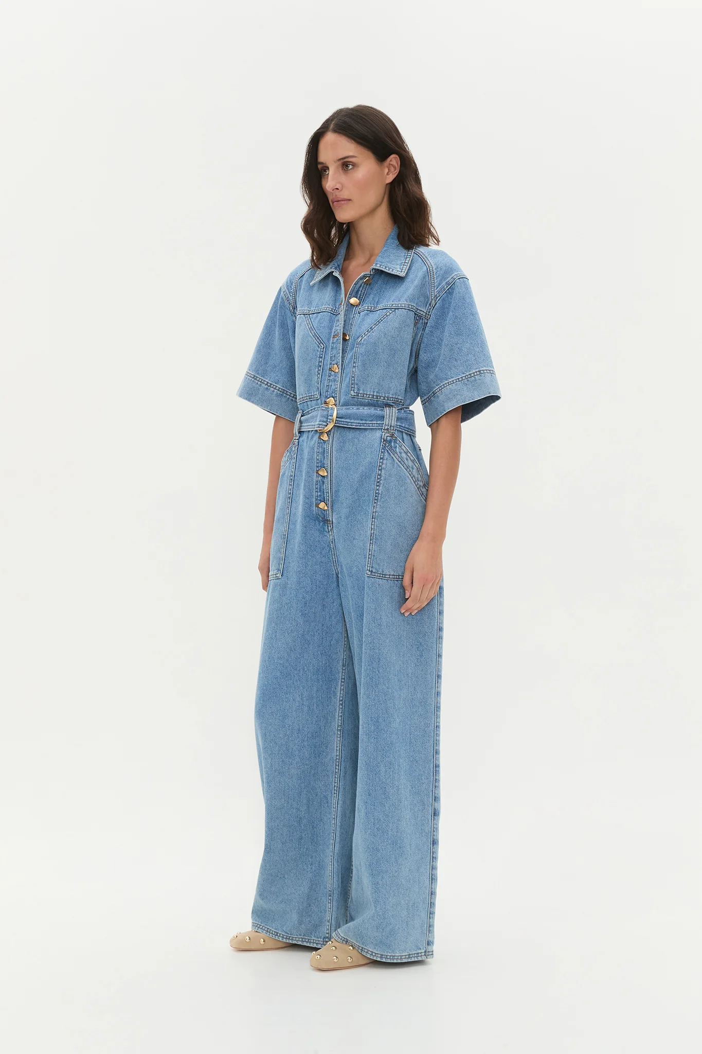 Lane Denim Jumpsuit