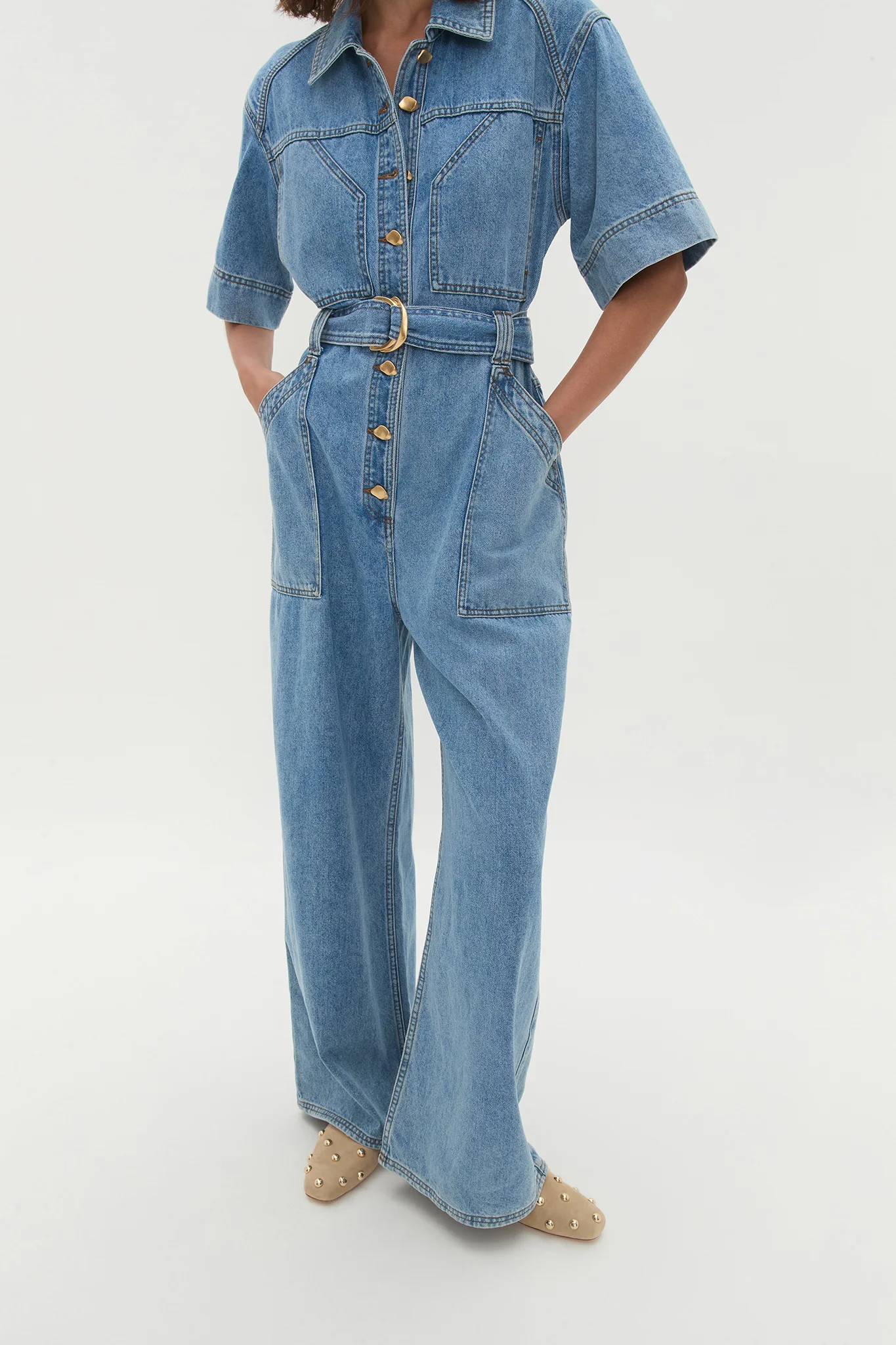 Lane Denim Jumpsuit