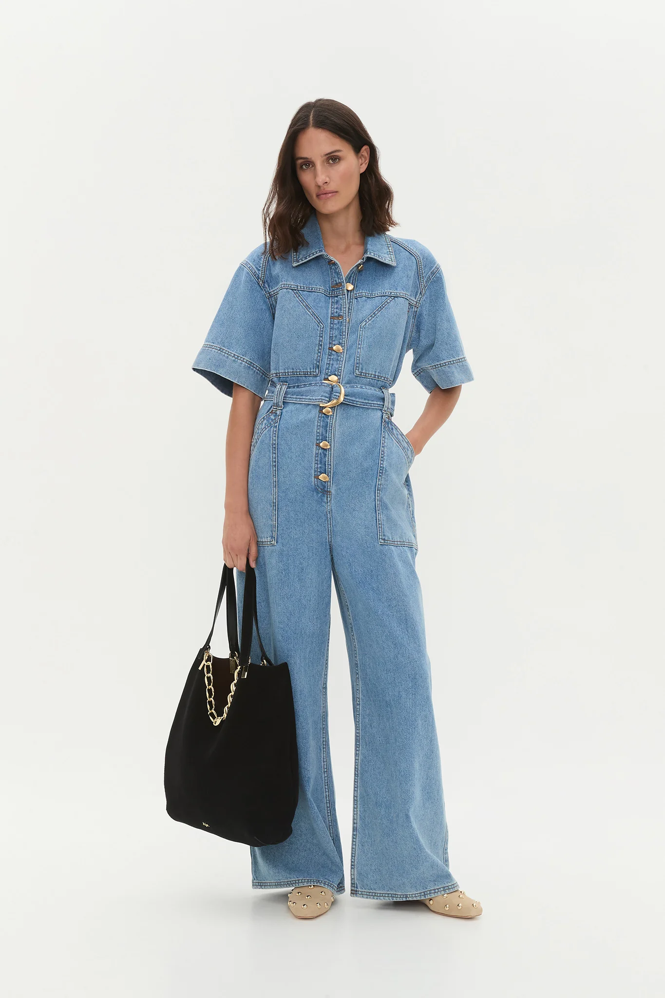 Lane Denim Jumpsuit