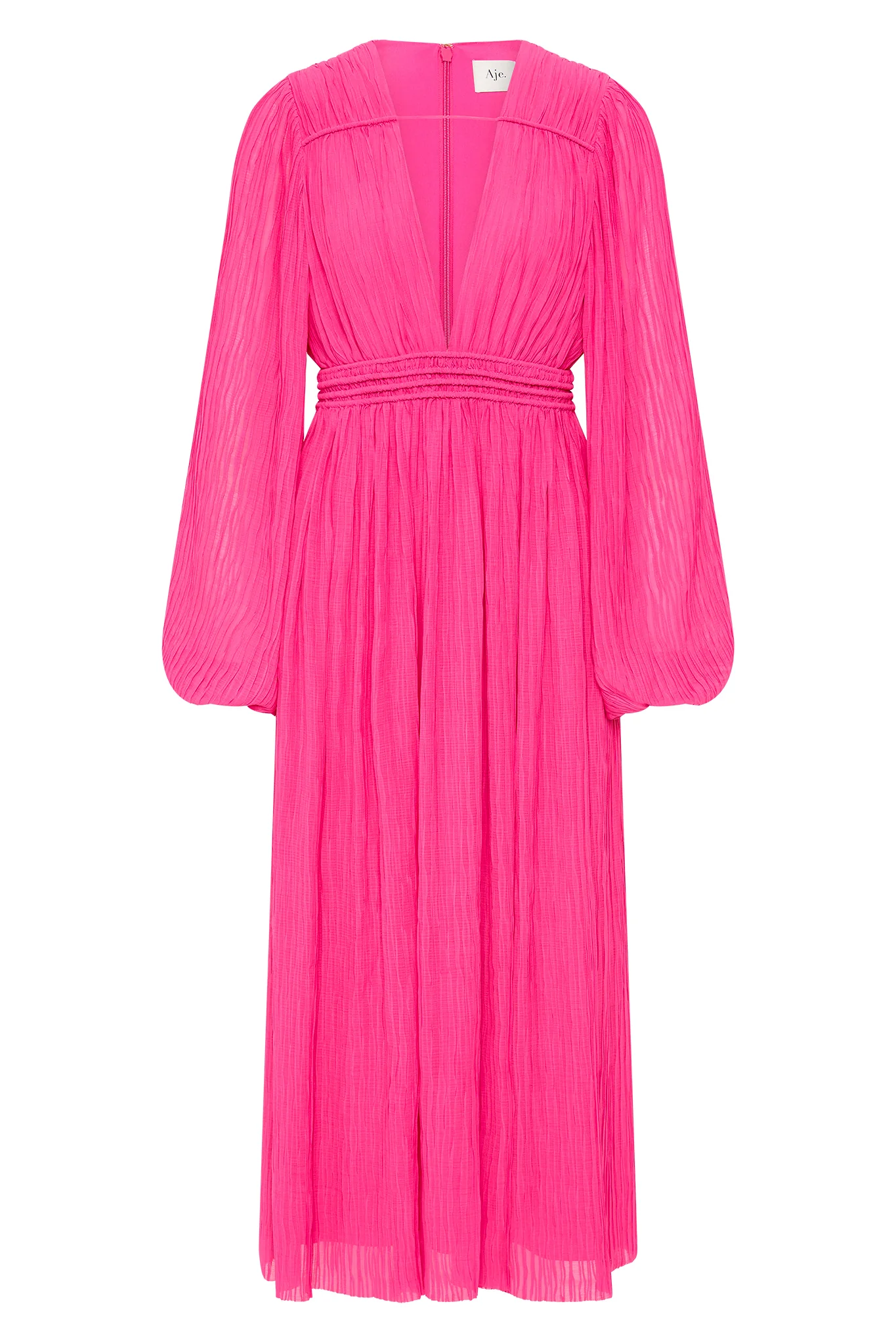 Genevieve Pleated Midi Dress