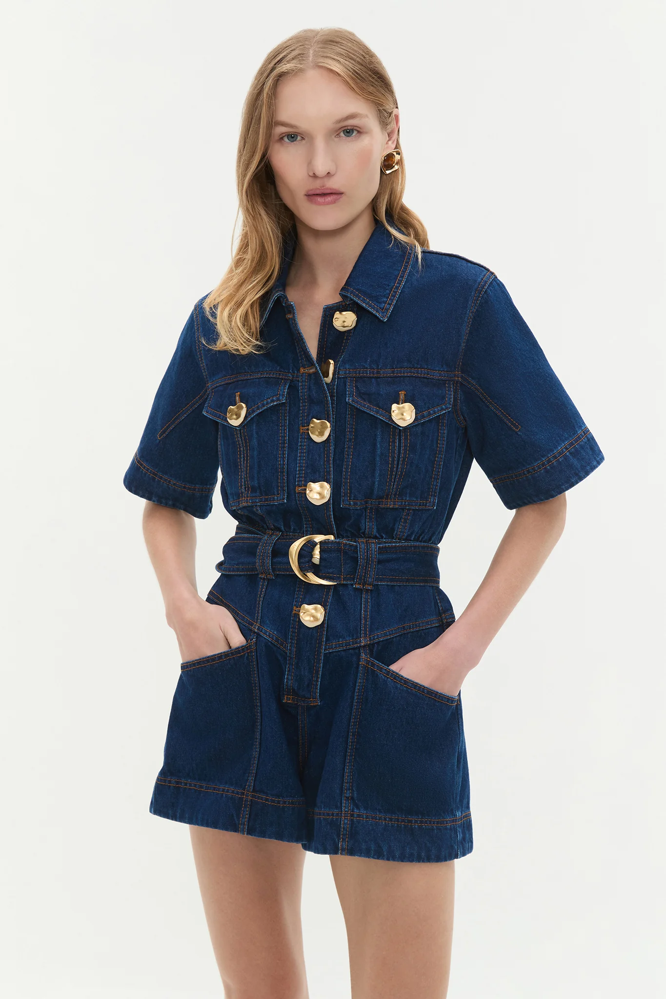 Gianna Denim Playsuit