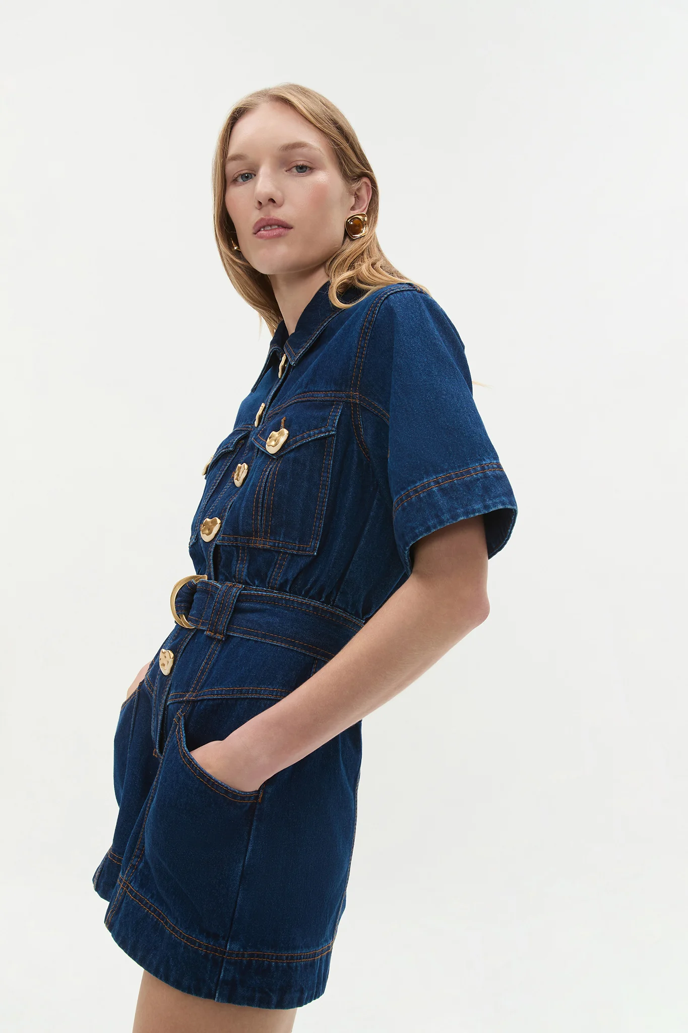 Gianna Denim Playsuit