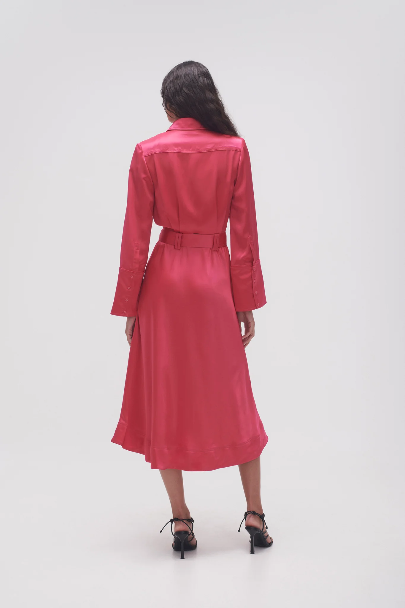 Echo Belted Midi Shirt Dress